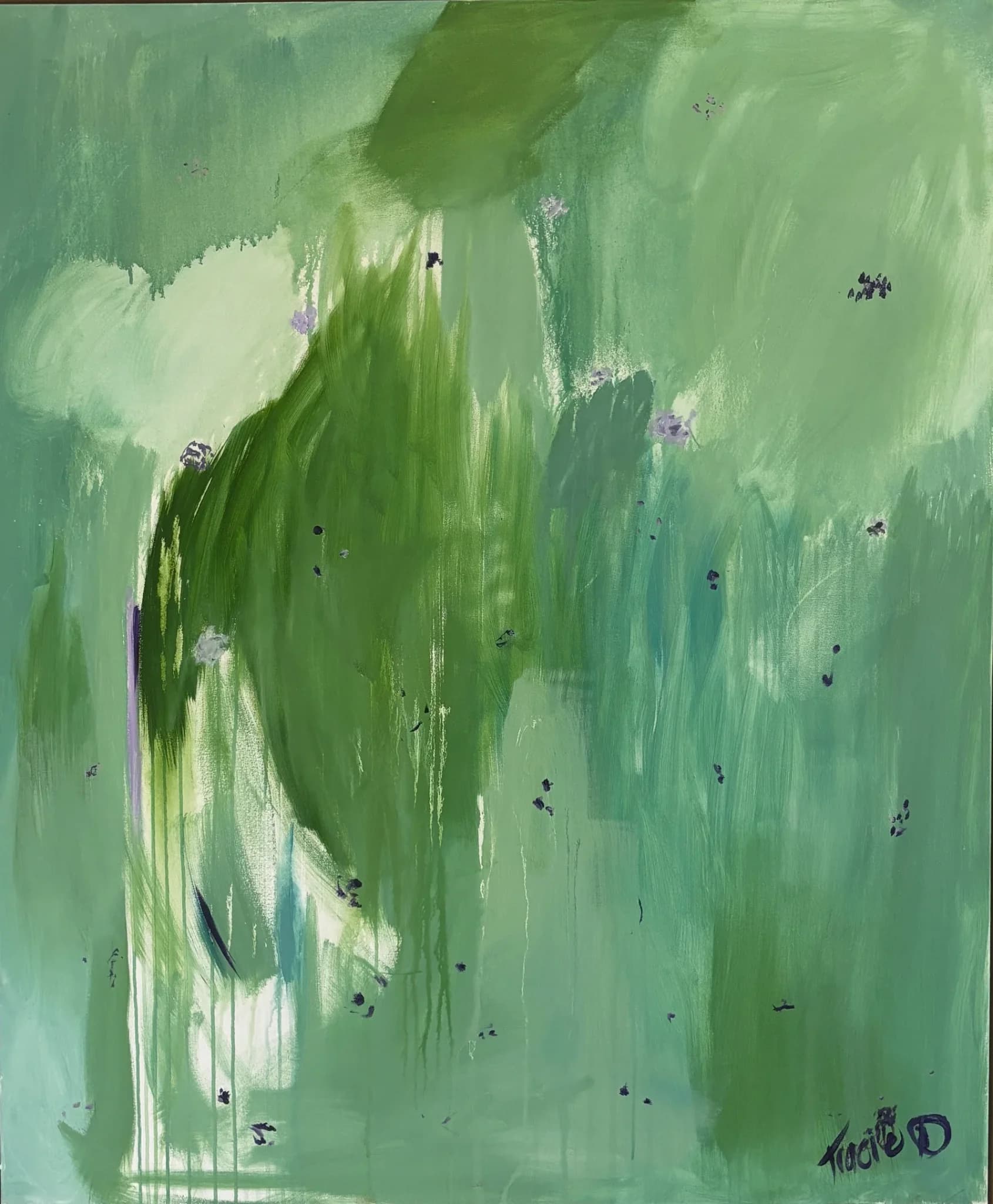 Spring Above - Acrylic on Canvas (2025)